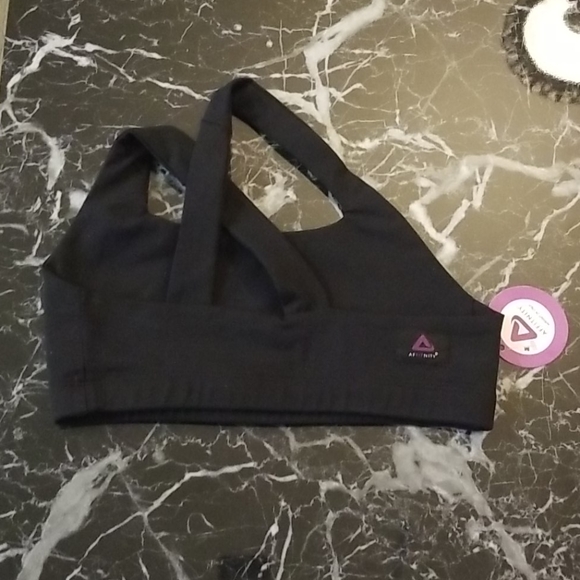 Affinity Black One Shoulder Sports Bra - Picture 4 of 6